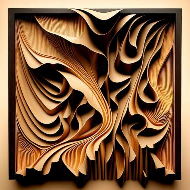 3D model abstract painting (STL)